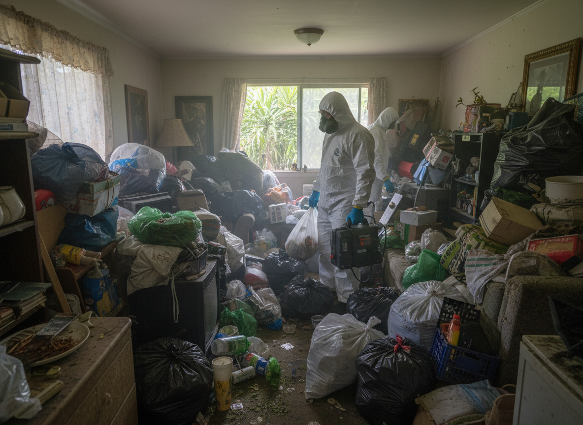 Hoarding Cleanup in Hawaii: When Does a Home Become a Biohazard?